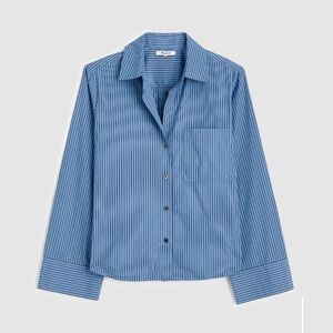 MADEWELL easy-y neck button-shirt